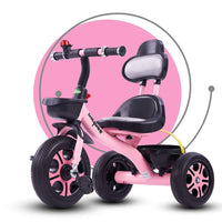 Baybee Pikachu Baby Tricycle for Kids with Eva Wheels, High Backrest, Bell & Dual Storage Baskets