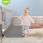 BAYBEE Baby Bed Rail Guard for Baby Toddlers Safety, Portable Kids Bed Rail Safeguard Fence with 28 Adjustable Height - 180 x 80 cm