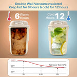 Baybee Sippy Cup with Lid for Kids Insulated Coffee Mug (420ml) BAYBEE