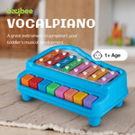 Baybee 2 in 1 Baby Piano Xylophone Musical Toys for Kids with 8 Keys