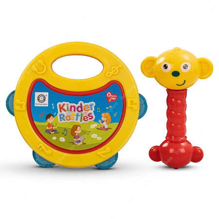 Baybee Pack of 2 Baby Toys Rattles Set with Smooth Edges for Babies. BAYBEE