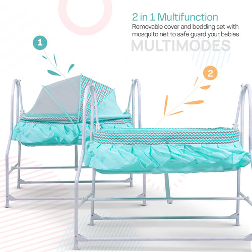 DreamSwing New Born Baby Swing Cradle with Mosquito Net BAYBEE