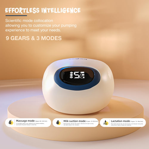 Baybee Wearable Electric Breast Pump | Hands-Free, 3 Modes & 9 Suction Levels | Portable with LED Display & Massage Mode BAYBEE