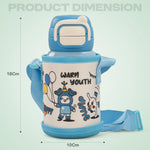 Baybee 2 in 1 Hydro Sipper Bottle for Kids Non-Toxic Water Bottle 500 ml BAYBEE