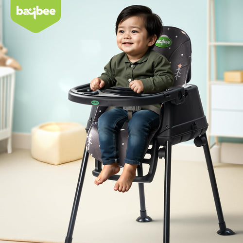 Baybee 4 in 1 Convertible High Chair for Kids Foldable Baby Feeding Chair with Safety Harness Baybee India