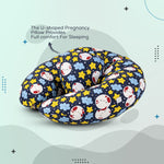 BAYBEE Multifunctional 5 in1 Printed Baby Feeding Pillow for Mother- Nursing Pillow-Original