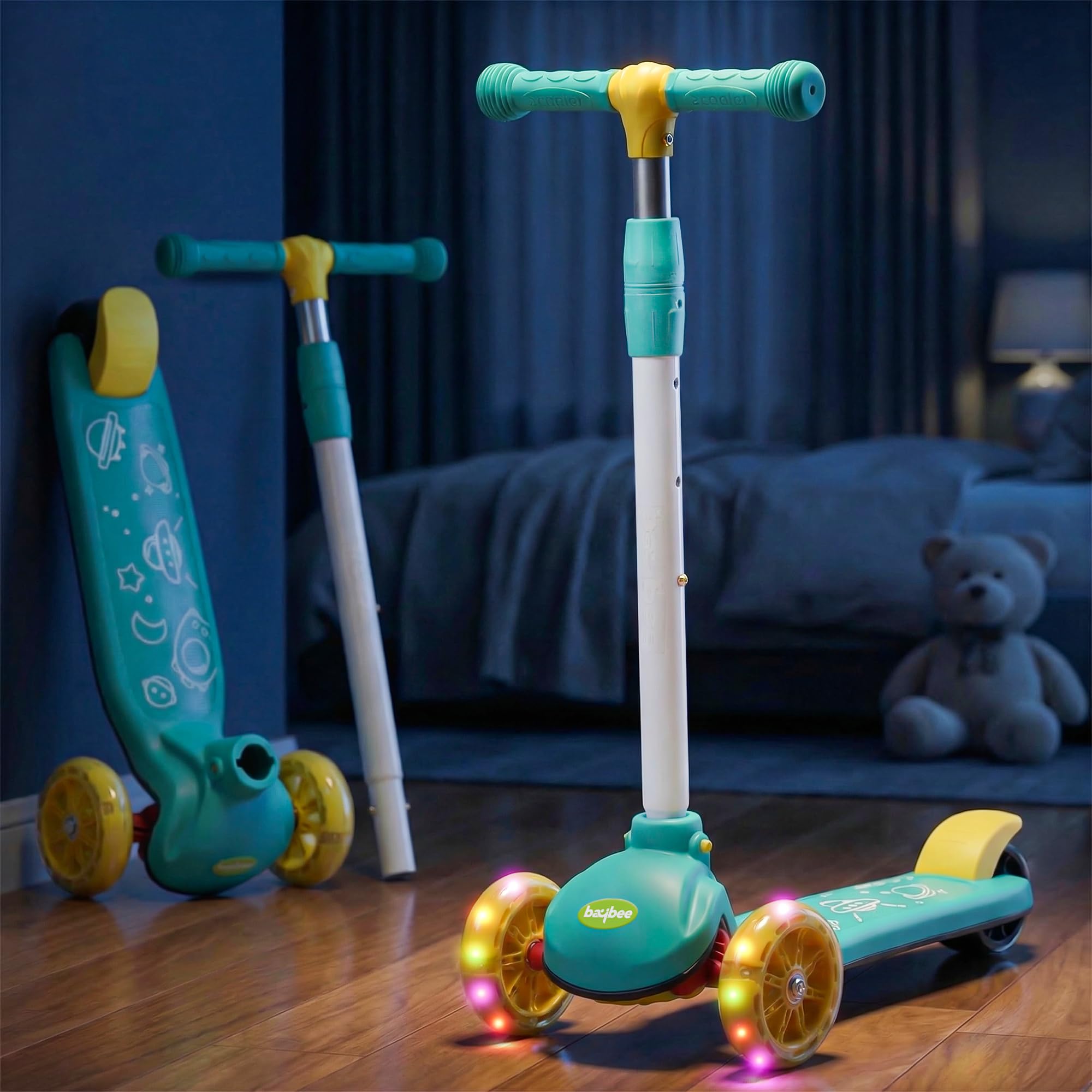 Baybee Rydon Kids Scooter with 3 Height Adjustments