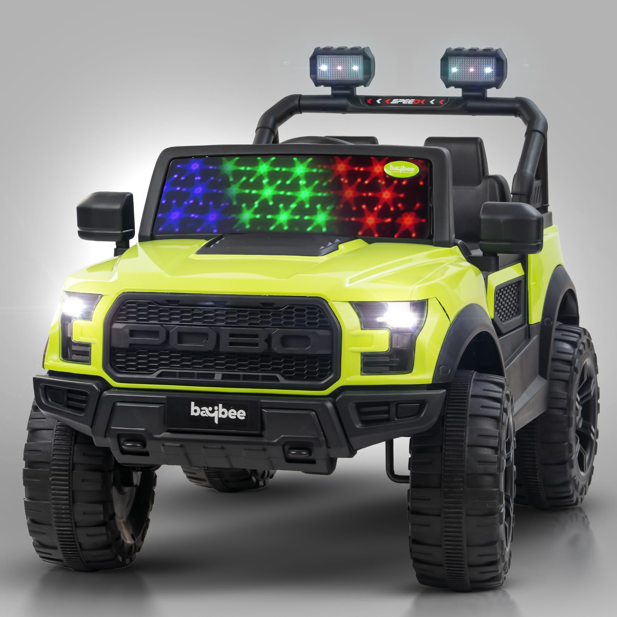 Baybee Bronco Rechargeable Battery Operated Jeep for Kids, with Light & Music