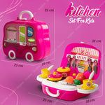 Baybee 2 in 1 Kitchen Set for Kids Girl, Role Play Kitchen Set for Kids Toys.