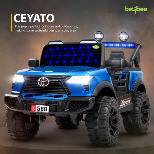 Baybee Ceyato Battery Operated Jeep for Kids with Light & Music Kids to Drive 3 to 8 Years Boy Girl Baybee India