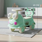 Baybee Kermit Ride on Cars for Kids Indoor Baby Push Ride-ons with Glowing Lights BAYBEE