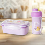 Baybee TiffinTote Lunch Box for School Kids with Spoon & Fork (1050ml LB with 500ml WB) BAYBEE