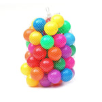 BAYBEE Soft Plastic Baby Pit Balls for Kids Reusable Soft Crush Proof Play Pit Balls Multicolour - (72 Pcs)
