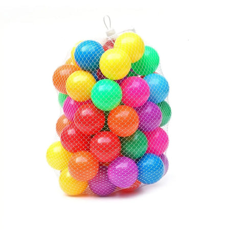 BAYBEE Soft Plastic Balls for Ball Pit for Kids Reusable Soft Crush Proof Play Pit Balls Multicolour  (408 Pcs) BAYBEE