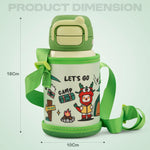 Baybee 2 in 1 Hydro Sipper Bottle for Kids Non-Toxic Water Bottle 500 ml BAYBEE