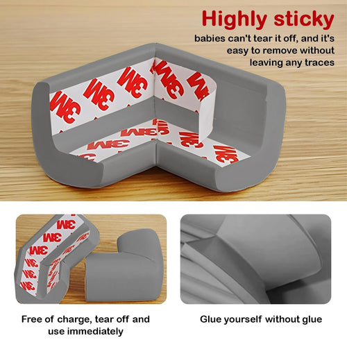 Baybee 10 Pcs Baby Safety Corner Guards Extra Cushion Corner Protector for Sharp Edges BAYBEE