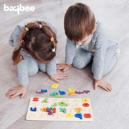 Baybee Small Case Alphabetical Wooden Puzzle Game Toys BAYBEE