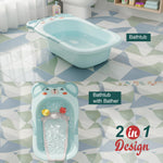 Baybee lora 2 in 1 Baby Bath Tub Seat for Kids Portable Bathing Tub for Babies Baybee India
