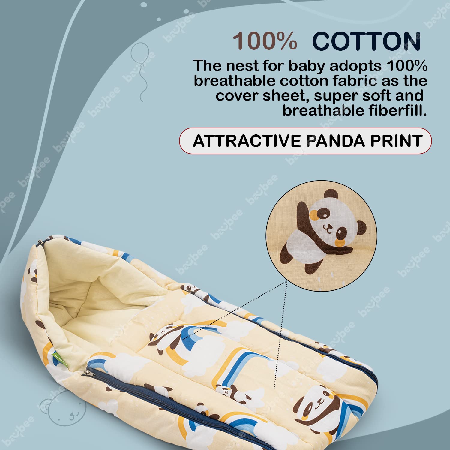 First Vision Baby Bedding Double Zipper Sleeping Bag with Zood Pink (0-6  Months) Sleeping Bag | Flipkart.com