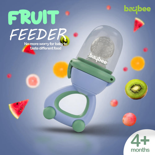 Baybee Silicone Baby Food & Fruit Nibbler for Babies, BPA Free Fresh Fruits Food Feeder for Baby Chewing Teething Toy BAYBEE