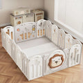 Baybee Lion Kids Playpen for Babies Foldable Baby Play Area Indoor Setup (16 Panels) BAYBEE