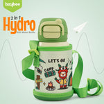 Baybee 2 in 1 Hydro Sipper Bottle for Kids Non-Toxic Water Bottle 500 ml BAYBEE
