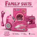Baybee Family Suits Household Play Set Toys for Kids Girls with Realistic Sound Baybee India