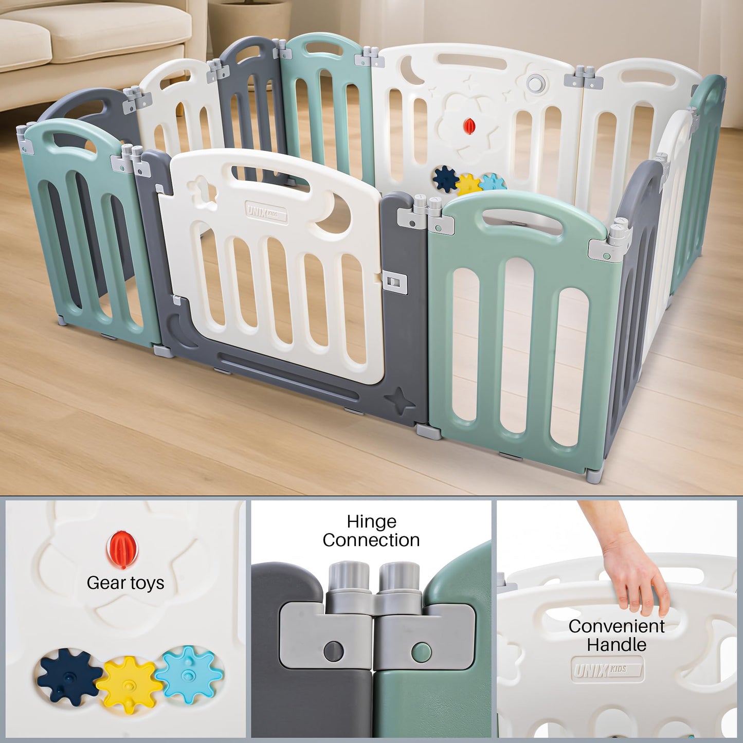 Baybee Totscape Kids Playpen for Babies Baby Play Area Indoor Setup BAYBEE