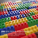 BAYBEE 200-Piece Building Blocks Set for Kids, Plane Puzzle Block Kids Games