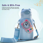 Baybee Baby Sipper Cup with Soft Silicone Straw Spill-Proof & Safe Sippy Bottle for Kids (500ml) BAYBEE