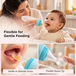 Baybee Silicone Food Squeeze Feeder Anti-Colic & BPA Free with Spoon for Infants Baybee India