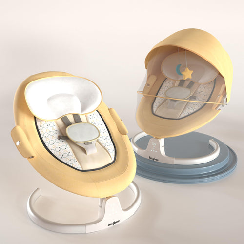 Shop Automatic Electric Baby Swing Cradle with Mosquito Net Auto