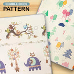 Baybee Cartoon Theme Baby Double Sided Play Mat Foldable Crawling Mat Size W-180cm X H-150 cm -  Assorted Themes BAYBEE