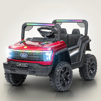 BAYBEE Raptor Battery Operated Jeep for Kids, Ride on Toy Kids Car with Light & Music | Baby Big Battery Car | Rechargeable Electric Jeep Car for Kids to Drive 2 to 6 Years Boys Girls