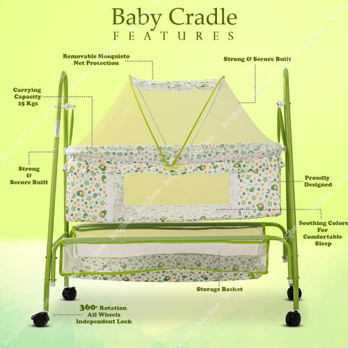 BAYBEE Arise Baby Swing Cradle for Baby with Mosquito Net, Palna Jhula for Baby BAYBEE