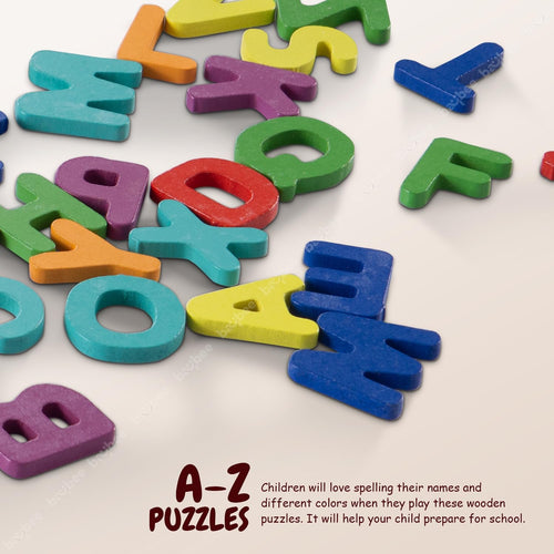 Alphabetical Wooden Puzzle Game for Toys BAYBEE