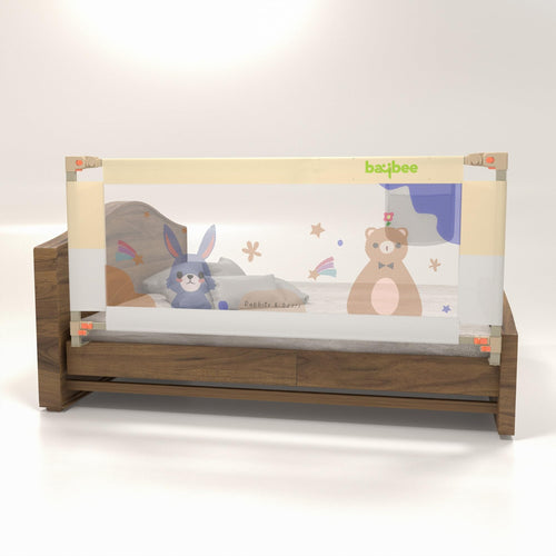 Baybee Baby Bed Rail Guard Foldable Portable Safety Protector for Babies 200 x 80 cm