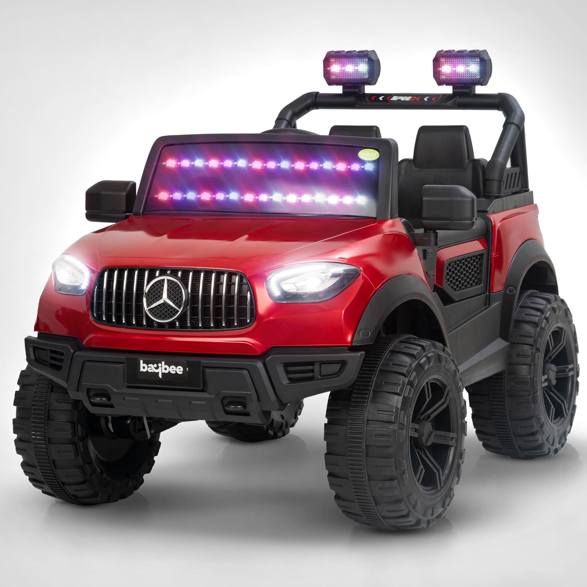 Baybee Renegade Pro 4X4 Run Battery Operated Jeep for Kids with Lights & Music (3-8 Yrs)