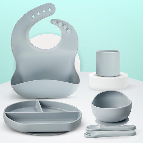 TinyTummy Silicone Baby Feeding Set Tableware Kit for Kids