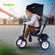 Baybee Mario Sportz Trikes Tricycle for Kids with Parental Adjust Push Handle, Canopy, Rubber Wheels & Storage