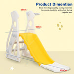 Baybee 2 in 1 Penguin Sliders for Kids, Foldable Garden Kids Slider with Basketball Hook BAYBEE