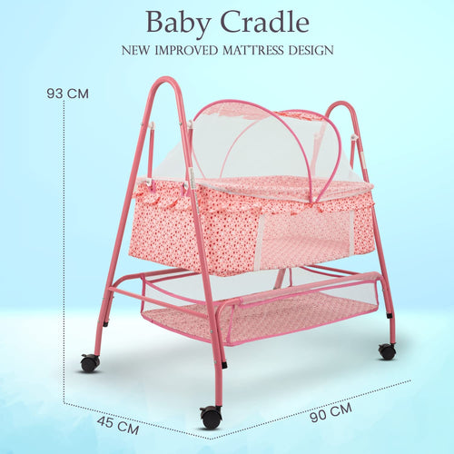 BAYBEE Arise Baby Swing Cradle for Baby with Mosquito Net, Palna Jhula for Baby BAYBEE