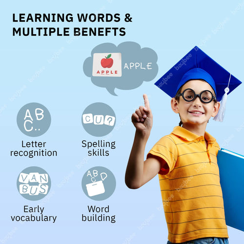 Baybee Alphabet Puzzle for Kids Alphabet Spelling & Reading Words with Flash Cards BAYBE