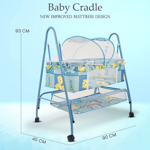 BAYBEE Arise Baby Swing Cradle for Baby with Mosquito Net, Palna Jhula for Baby BAYBEE