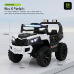 Baybee Terrago Battery Operated Jeep for Kids, Ride on Toy Baby Car with Light & Music BAYBEE