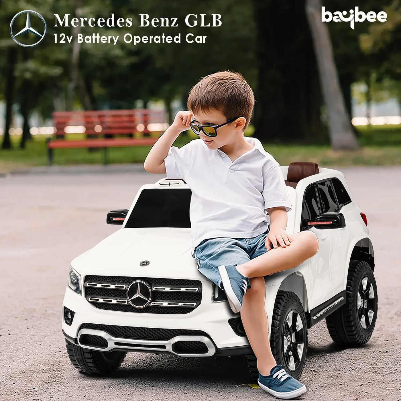Baybee Licensed Mercedes GLB Battery Operated Ride on Kids Car