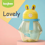 Baybee Drinking Water Bottle for School Kids with Adjustable Strap & Carry Handle (600ml) BAYBEE