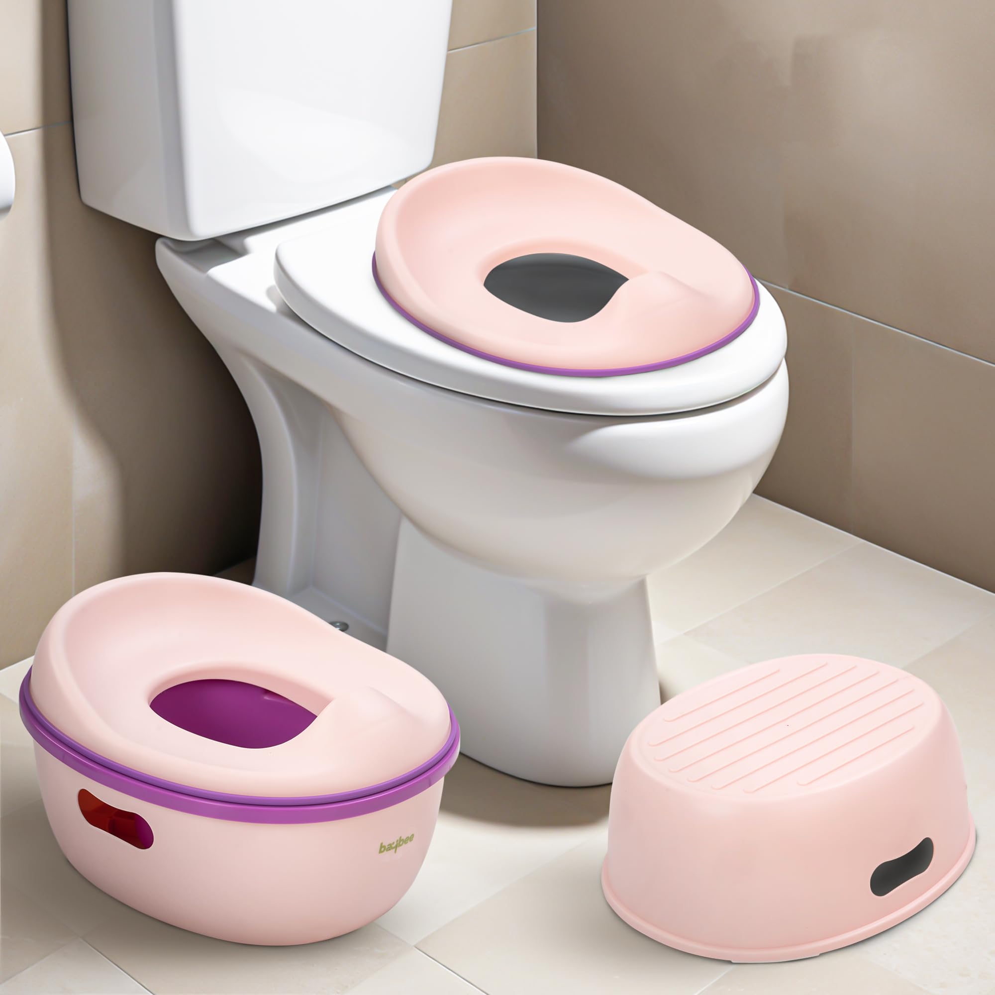 Baybee 3 IN 1 Nando Toilet Potty Seat For Kids, Baby Potty Training Seat Chair With Anti-Slip