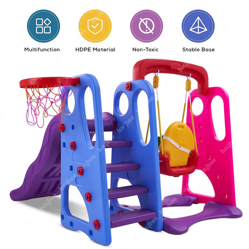 Baybee 3 in 1 Climber Foldable Baby Garden Slide for Kids BAYBEE
