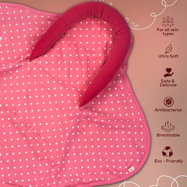 Baybee Cotton Baby Snuggle Pod Swaddle Wrap for Newborn